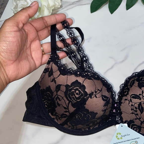 Adore Me Lace Padded Wire Push Up Bra size 34C - Picture 4 of 17